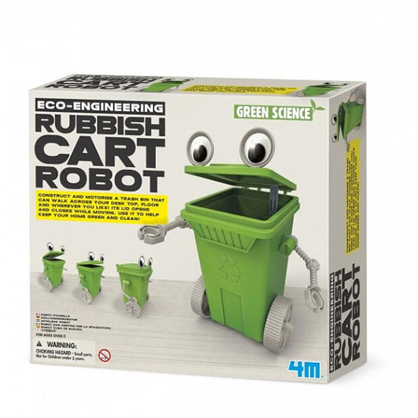 4M Çöp Arabası Robot (Green Science Rubbish Cart Robot)