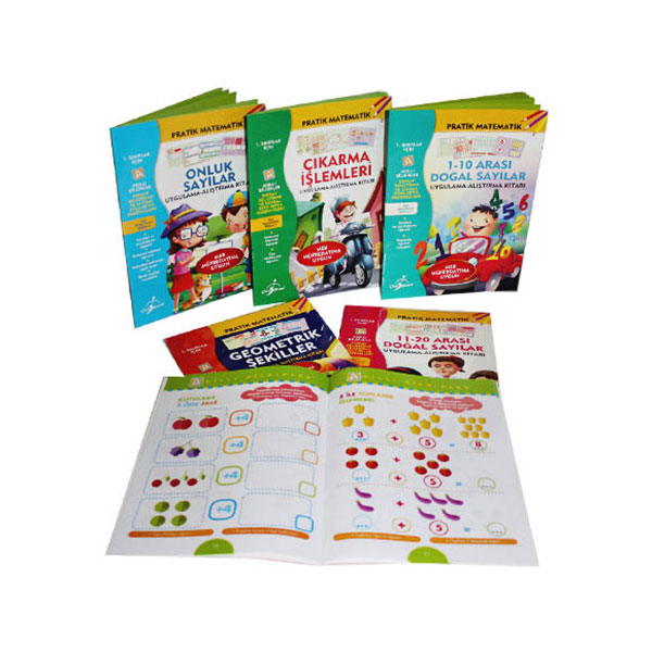 Çocuk Gezegeni 1. Sınıflar İçin Pratik Matematik Serisi 6 Kitap