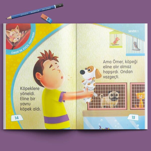 Çocuk Gezegeni Okuma Seti - Seviye 1 - İç Sayfa