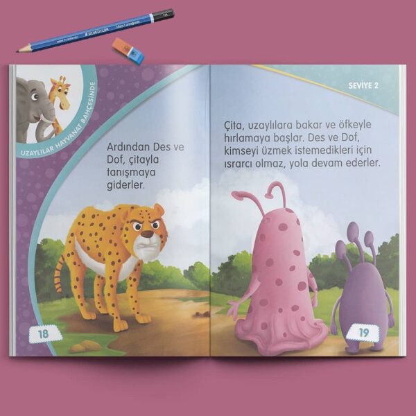 Çocuk Gezegeni Okuma Seti - Seviye 2 - İç Sayfa