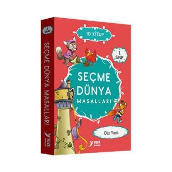 Yuva Yayınları 1. Sınıf Seçme Dünya Masalları (10 Kitap) (Düz Yazılı)