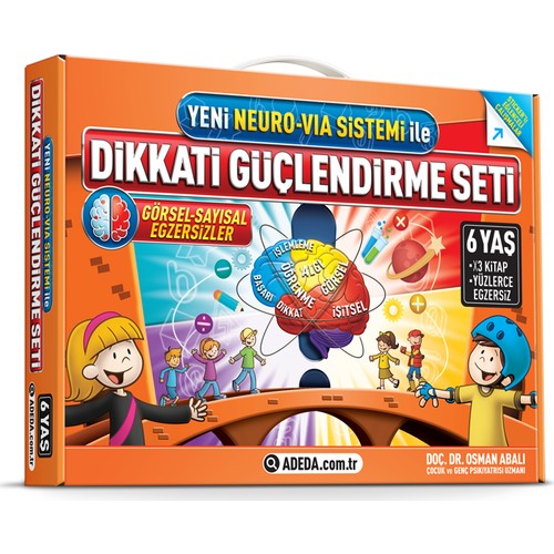 adeda 6 yaş dikkat güçlendirme seti