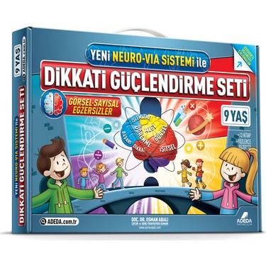 adeda 9 yaş dikkat güçlendirme seti