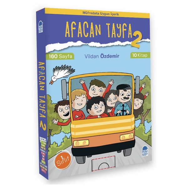Mavi Kirpi Yayınları 1. Sınıf Afacan Tayfa 2 (10 Kitap)