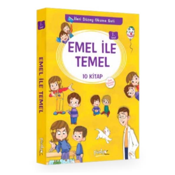 Pinokyo Yayınları 1. Sınıf Emel İle Temel Serisi (10 Kitap)