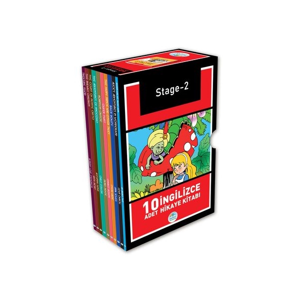 Stage-2 İngilizce Hikaye Seti 10 Kitap Maviçatı Yayınları