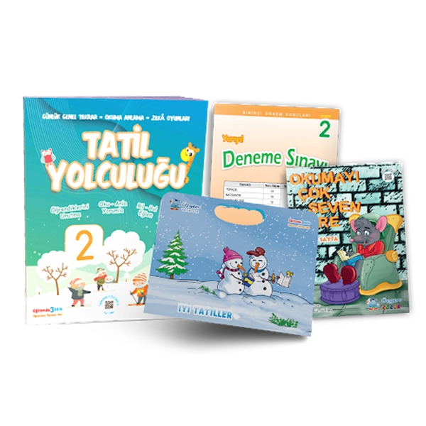 Üçgen Yayınları 2. Sınıf Tatil Yolculuğu Seti
