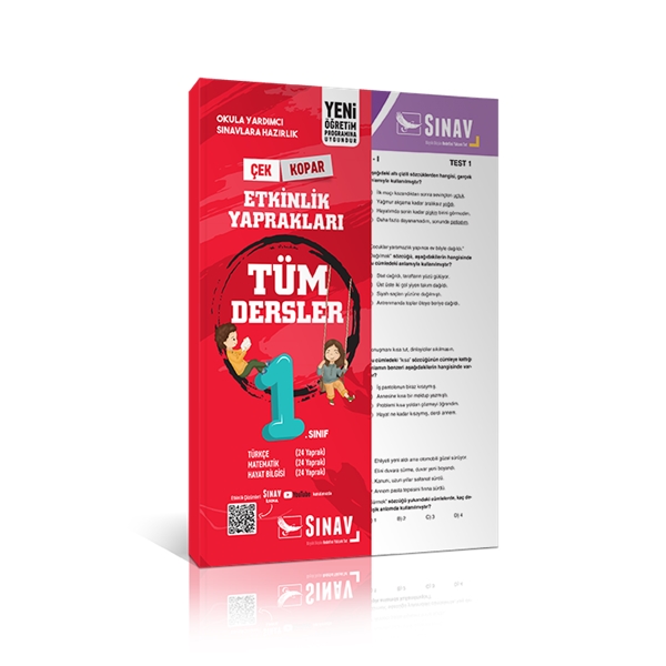 Sınav Yayınları 1. Sınıf Tüm Dersler Yaprak Test