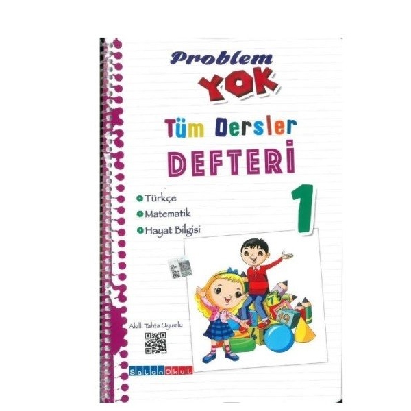 Salan Yayınları Problem Yok 1. Sınıf Tüm Dersler Defteri