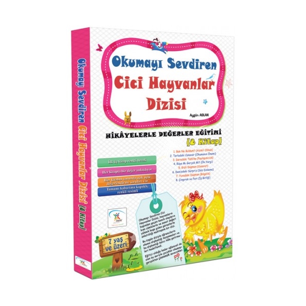 5-renk-yayinevi-okumayi-sevdiren-cici-hayvanlar-8-kitap 5 Renk Yayınevi Okumayı Sevdiren Cici Hayvanlar