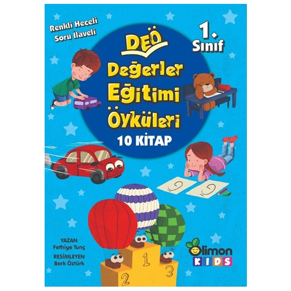 Limon Kids Değerler Eğitimi Öyküleri 1. Sınıf (10 Kitap)