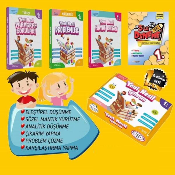 ONburda Yayınları 1. Sınıf 2. Dönem Set (4 Kitap)