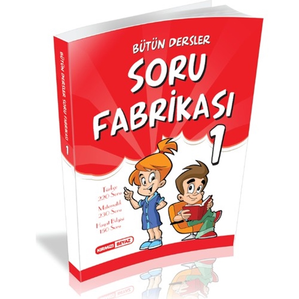 Kırmızı Beyaz Yayıncılık 1. Sınıf Bütün Dersler Soru Fabrikası
