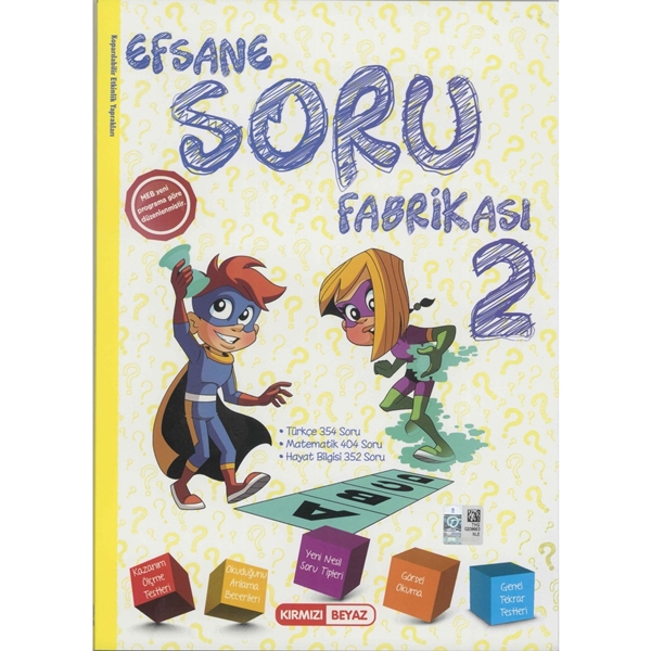 Kırmızı Beyaz Yayıncılık 2. Sınıf Efsane Soru Fabrikası