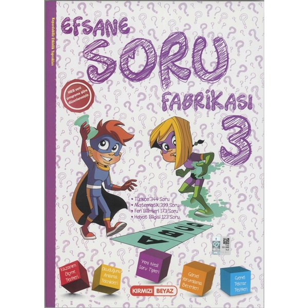Kırmızı Beyaz Yayıncılık 3. Sınıf Efsane Soru Fabrikası