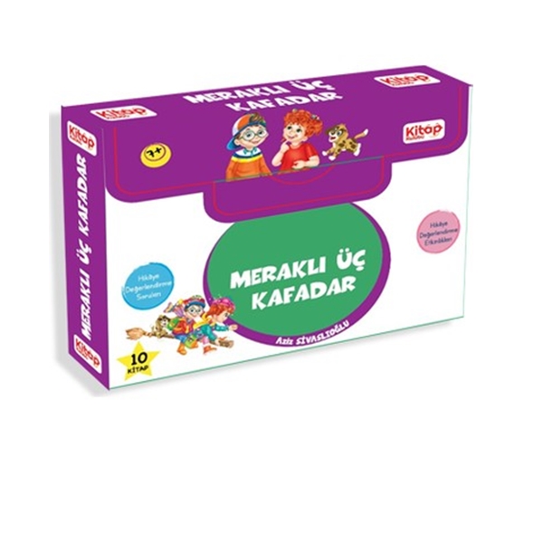 Kitap Kulübü Meraklı Üç Kafadar Hikaye Seti (10 Kitap)