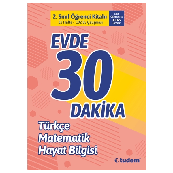 Tudem 2. Sınıf Evde 30 Dakika Öğrenci Kitabı