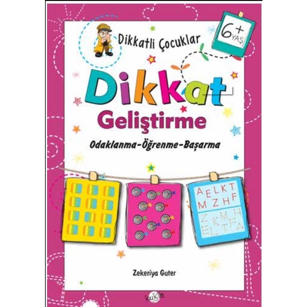 Kukla Yayınları Dikkatli Çocuklar - 6 Yaş Dikkat Geliştirme