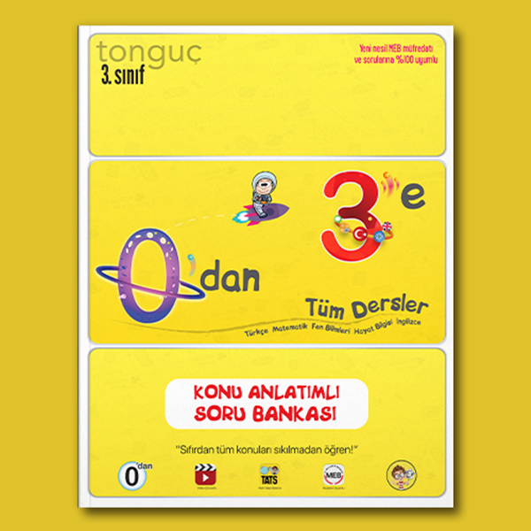 Tonguç Yayınları 0'dan 3'e Konu Anlatımlı Soru Bankası
