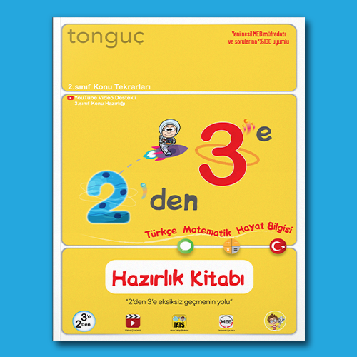 Tonguç Yayınları 2'den 3'e Hazırlık Kitabı