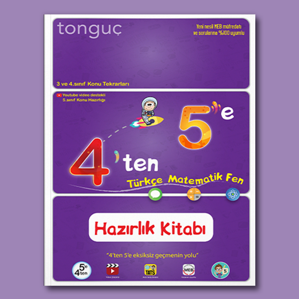 Tonguç Yayınları 4'ten 5'e Hazırlık Kitabı