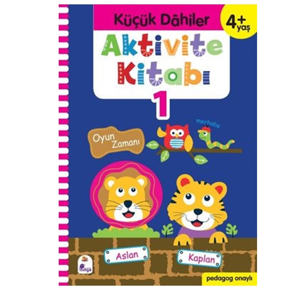 İndigo Kitap - Küçük Dahiler Aktivite Kitabı 1 – 4+ Yaş