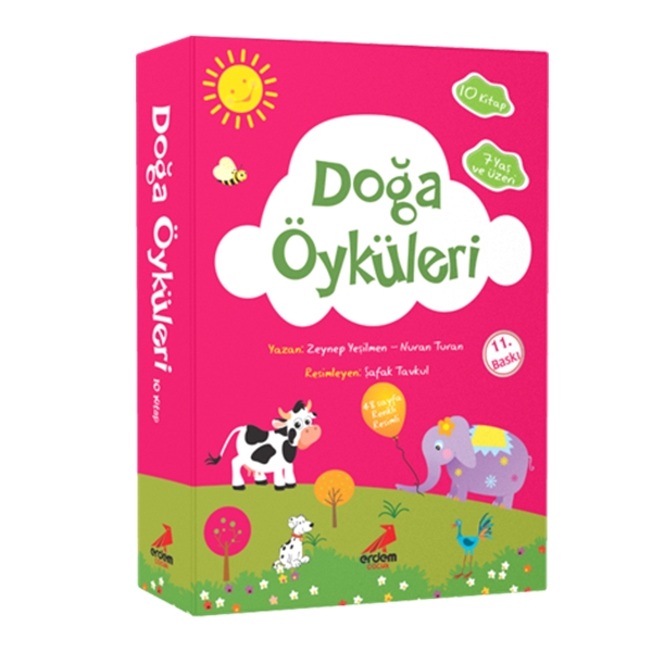 Erdem Çocuk - Doğa Öyküleri Hikaye Seti (10 Kitap)