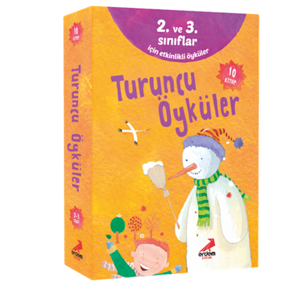 Erdem Çocuk - Turuncu Öyküler Hikaye Seti (10 Kitap)